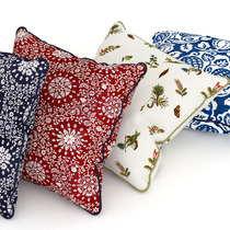 Nordic modern retro simple padded cotton hemp pillow back pad waist back pad two