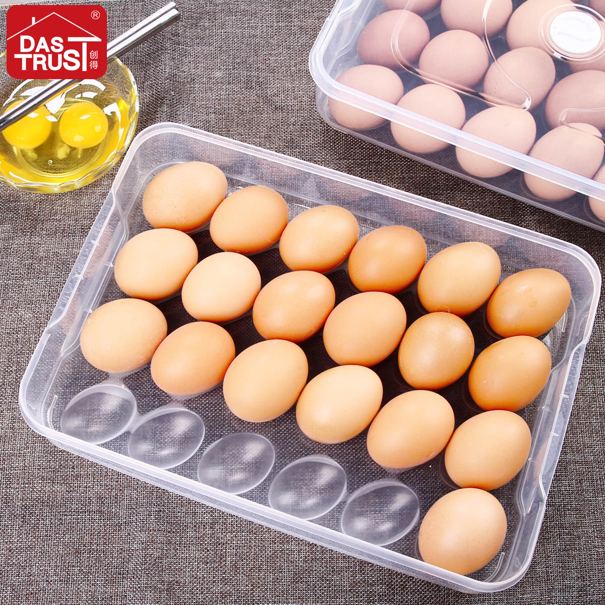 Creed fridge egg box to put eggs in a refreshing containing box Home Egg Plastic Racks Up 24 Gegg Egg Rack