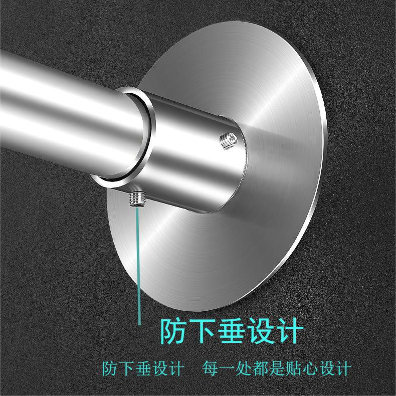Bathroom Shower Curtain Partition Curtain Shower Curtain Set No-Drill L-Shaped Shower Curtain Rod Curved Bathroom Curtain Waterproof Shower Curtain