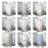Curved Shower Curtain Rod Set for Bathroom, No-Drill Telescopic Rod, Bathroom Corner Fan-Shaped Shower Curtain Rod, L-Shaped Shower Curtain