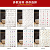 Bathroom Shower Curtain Partition Curtain Shower Curtain Set No-Drill L-Shaped Shower Curtain Rod Curved Bathroom Curtain Waterproof Shower Curtain