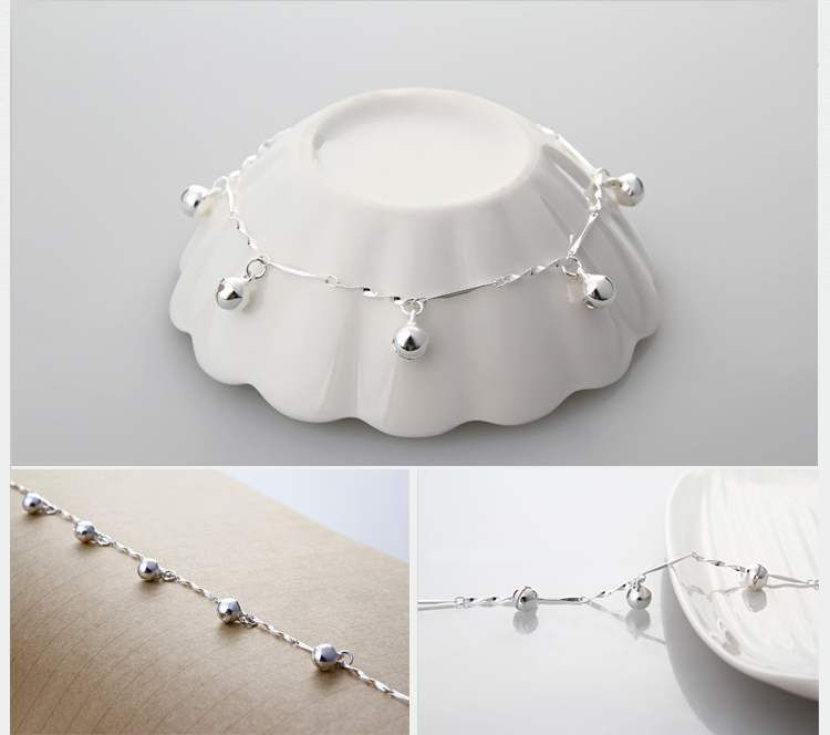 Bracelet de cheville Femme OTHER   en Argenterie - Ref 3104601 Image 16