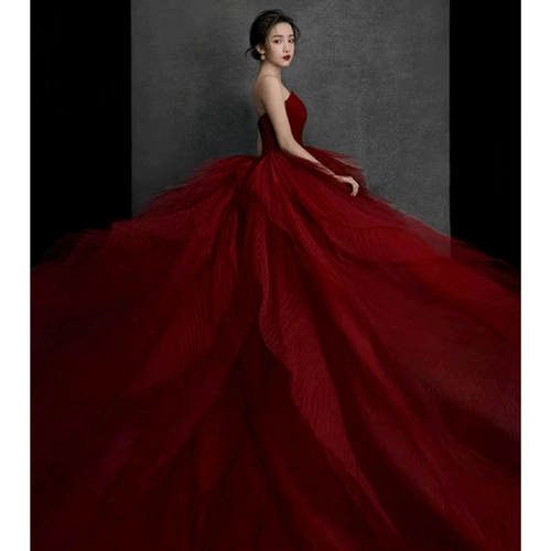 Красный реквизит для фотографии, топ без лямок для влюбленных, юбка-пачка