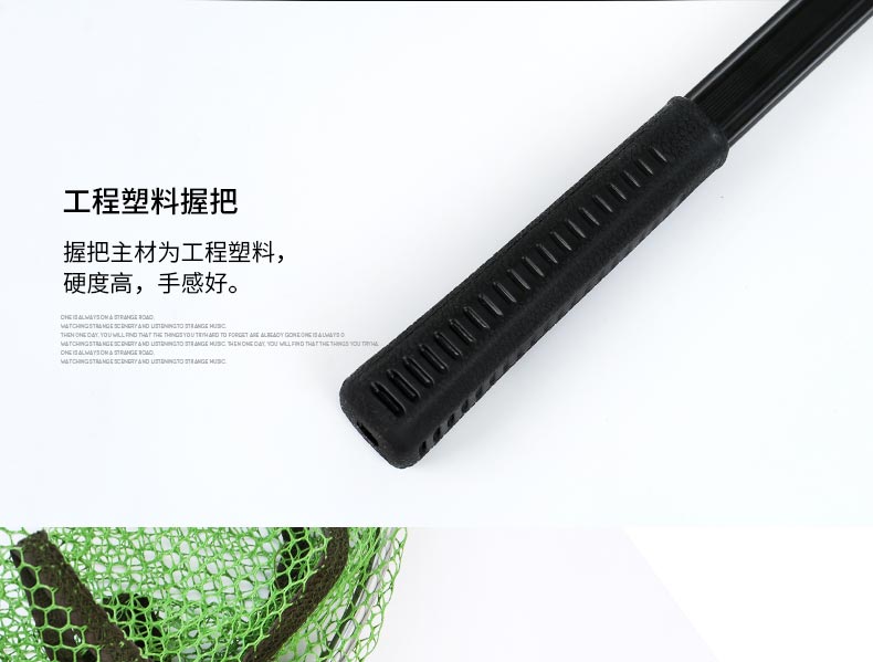 Guangwei nhúng lưới đen ống vuông đánh cá bằng nhôm túi lưới siêu cứng cần câu cá câu cá thiết bị câu cá 2,5 m cần câu cá tay