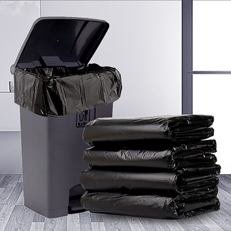 Large Garbage Bags Large Size Thickened Black Hotel Sanitation Property 60 80 80 Guest House 100 Increase commercial wholesale