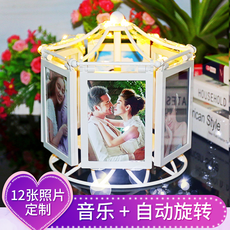 Creative DIY custom photo album photo frame table Wedding photo Wedding Newlywed birthday gift Girl graduation season