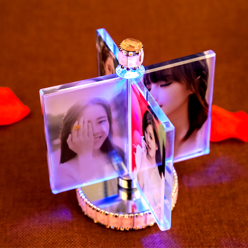 Wedding photos creative handmade custom photo frame table photo album anniversary birthday gift girls friends Christmas