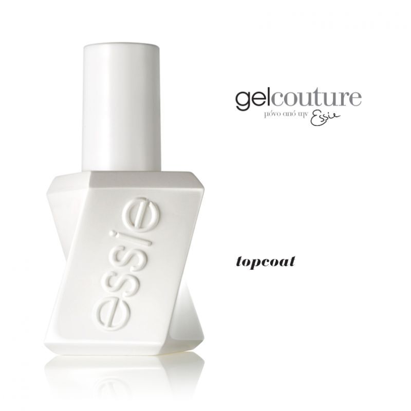 American Essie Micro-Gloss Nail Polish, Quick-Dry, Twist Bottle, 00 Micro-Gloss Top Coat, White Bottle, No Exam Needed