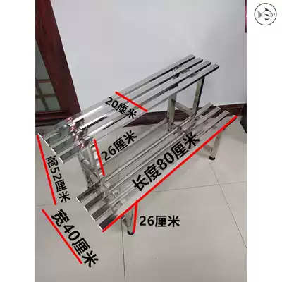 Easy second floor flower stand wrought iron stainless steel flower pot shelf anti-corrosion balcony preferred outdoor large stepped three layers