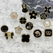 Seam-free anti-light button nail-free shirt safety button mini decorative shirt brooch female button