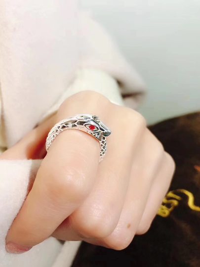 Thai-Stil-Handwerksmarke Foyuange A Z Mineral 925 Silber Schlangenring