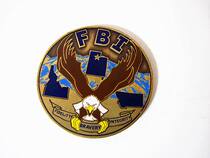 US FBI FBI pure copper medallion EDC brass Wanderer coin