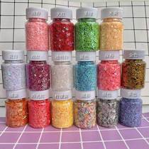 Cream hollow peach heart sequins gold powder childrens toys diy handmade glue quicksand jewelry accessories filling