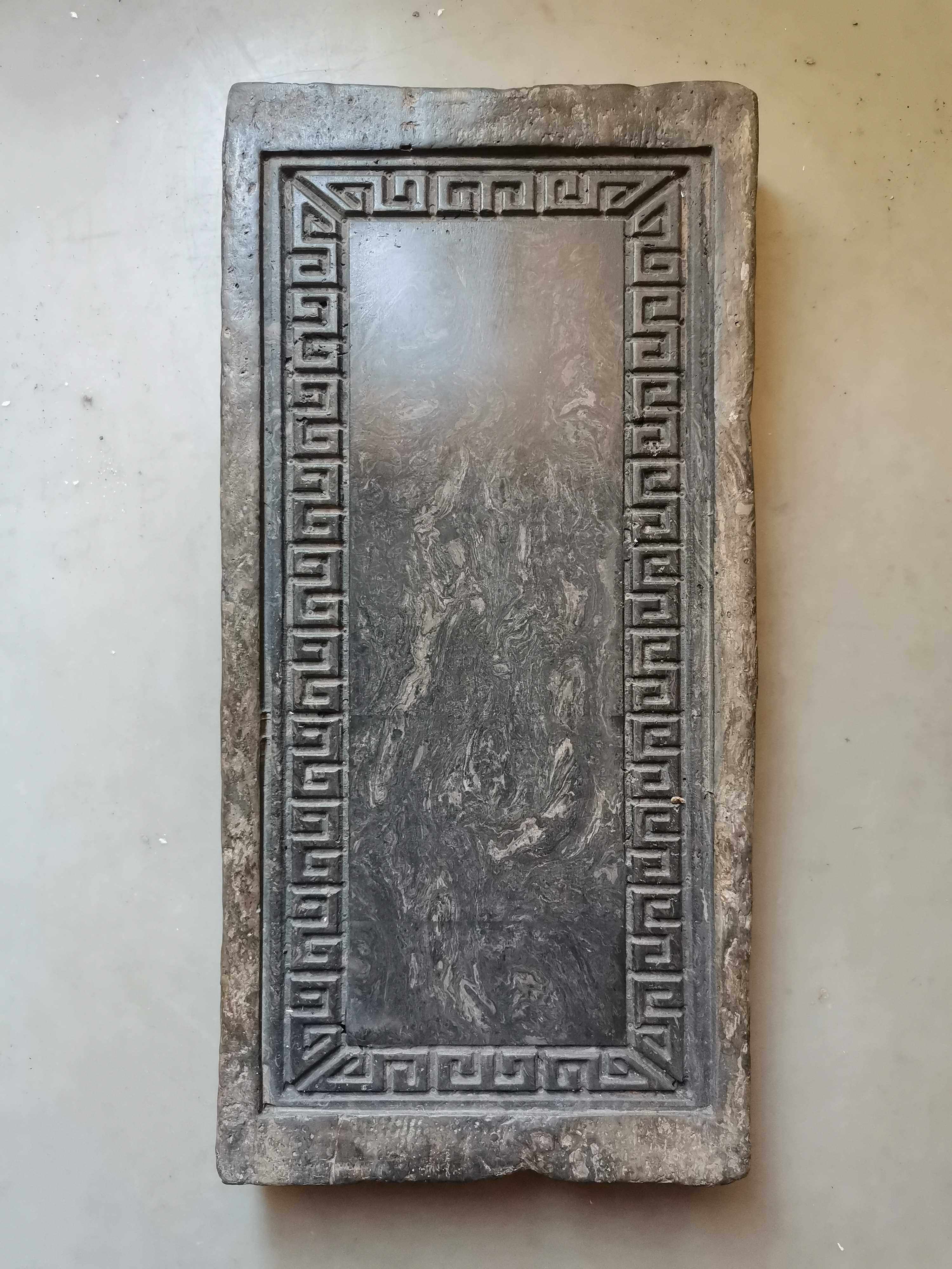 Han Brick Shop, Han Brick Tea Table, Ancient Brick, Inkstone, Pot Bearing, Dry Bubble Table, Back Pattern