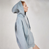 Ozhi country CHAO good wear thick tit hooded knitted sweater women autumn and winter 2 color pullover loose slim top