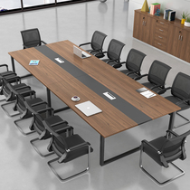 Office Meeting Table Long Table Desk Brief Modern Table And Chairs Combined Strip Table Big Negotiation Table Office Furniture