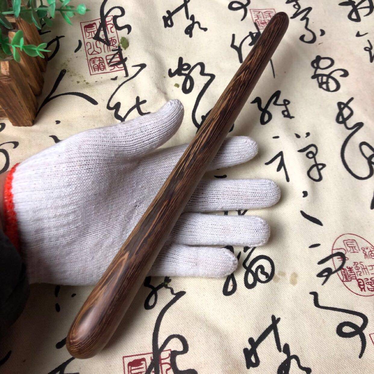 Mahogany chicken wing wood massage stick knocking wooden stick tuuching TCM original point acupuncture stick new body acupuncture point solid wooden stick