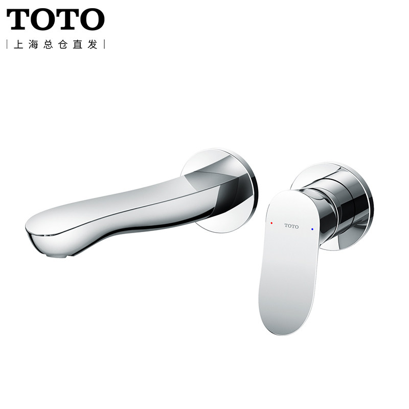 TOTO Basin Faucet TOTO Copper Alloy Wall Type Single Handle Double Cut Concealed Faucet Faucet TLG01311B