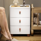 Кровать кровать кровати таблица современное минималистское домашнее многослойное шкаф шкаф шкаф для хранения ящика ящики пластиковое хранение пластиковое шкаф