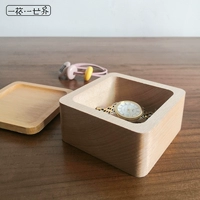 Деревянная коробка, коробочка для хранения, коробка для хранения, часы, браслет, деревянный аксессуар, японское ожерелье