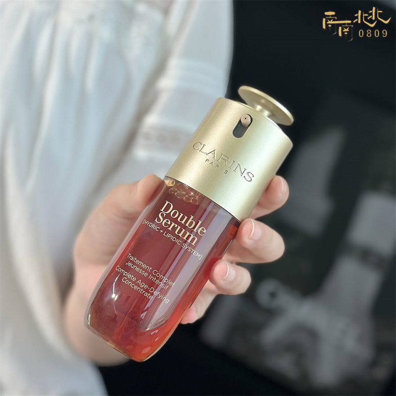Clarins 9Th Generation Golden Oil Skin Double Extract Essence Light Edition Anti-Yellowing Brightening Moisturizing Skincare Product New Model