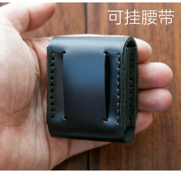 Bao da Gudao nhẹ hơn bao da phù hợp cho bộ ZIPPO bảo vệ thủ công bao gồm retro cá tính xách tay phổ quát - Bật lửa