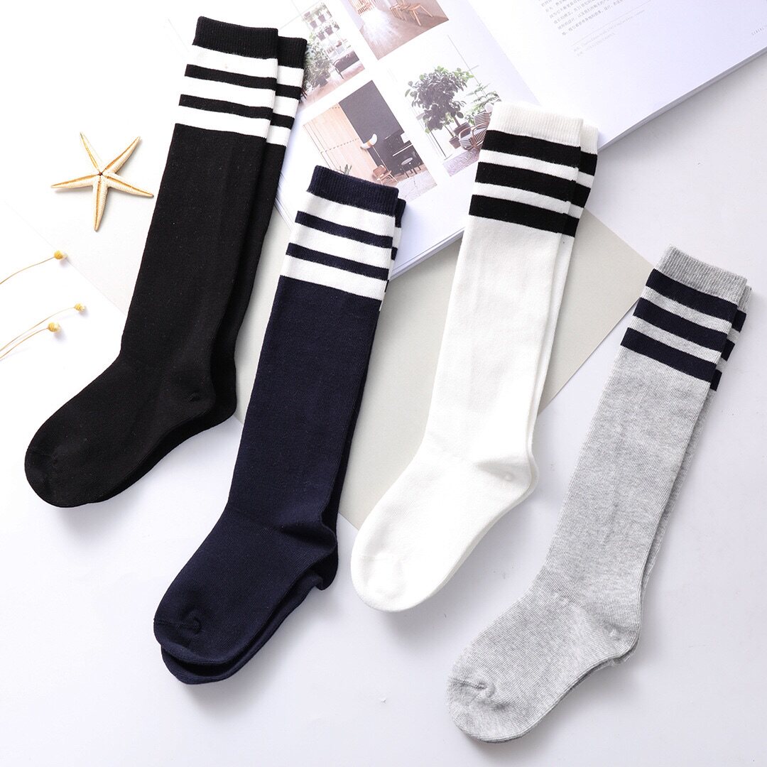 Bambi Child Socks Child Long Drum Midcylinder Socks Nursery School Socks Pure Cotton Breathable Boneless Socks