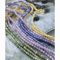 2mm multi-cut zircon beads shiny colorful jewelry material crystal accessories beaded embroidery French embroidery