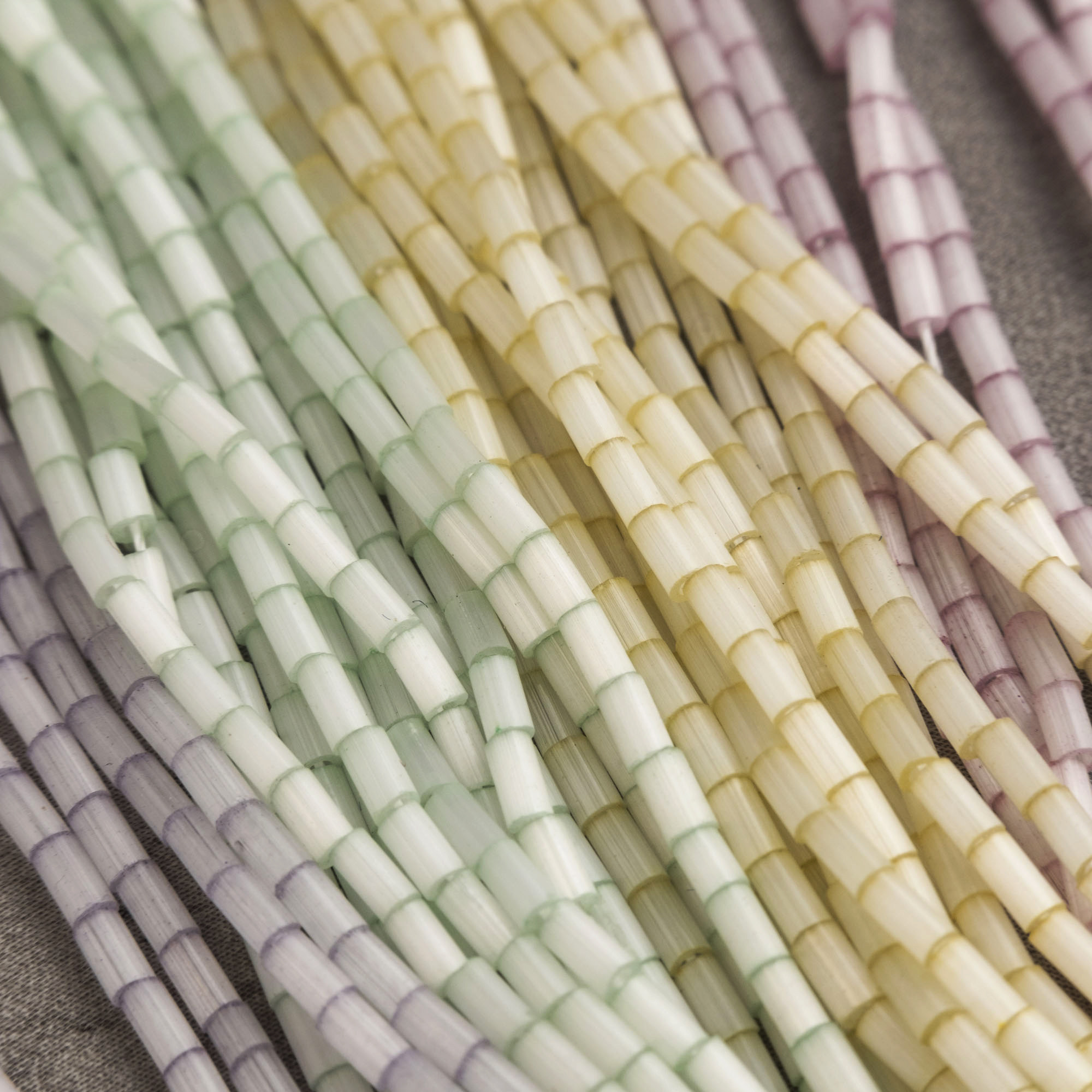 Method Embroidery Materials Japan TOHO Dongbao Tube Pearl Silk Slip Color Series 3mm Length Strings of about 50cm