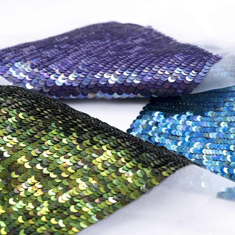 Method embroidered material clothing accessories metal magic color bright sheet imported high temperature resistant sequin string 20cm