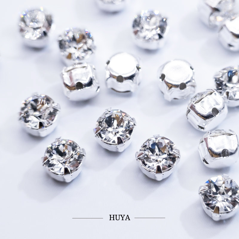 French embroidery Swarovski Austria imported Swarovski claw diamond transparent white can be used for nail art