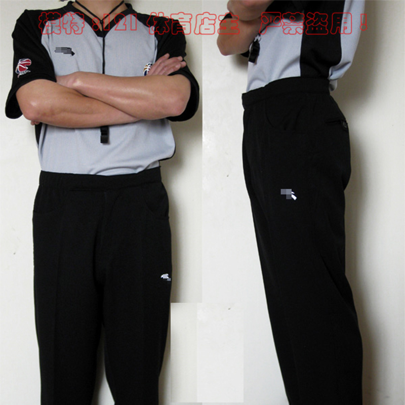 121 Sports Crown Hot Selling ★CBA Referee Clothing Basketball Referee Ann * Basketball Referee Pants Black