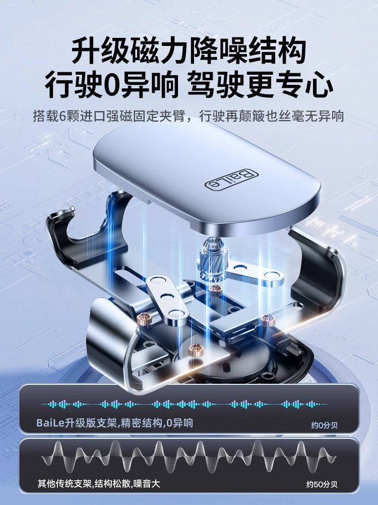 Car Phone Holder 2026 New Model Car Phone Mount for In-Car Navigation, Fixed Support for Air Vent Use