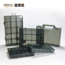 Maside plastic portable tool box parts box screw storage box electronic parts Box box material box