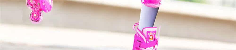 Роликовые коньки для детей 儿童轮滑鞋幼童3-4-5-8-10岁闪光溜冰鞋可调尺码旱冰鞋直排轮套装 Other