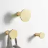 Nordic Brass Minimalist Hook Coat Wall Coat Rack Bedroom Wall Wall hanging Entrance Hanger Hook Bathroom Towel