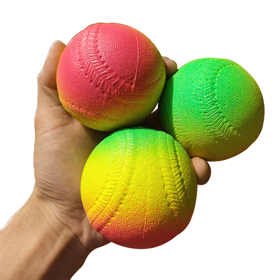 7 2cm solid rubber ball ball plastic ball ball waterproof bacterial anti - bacterial outdoor hurling training large plastic
