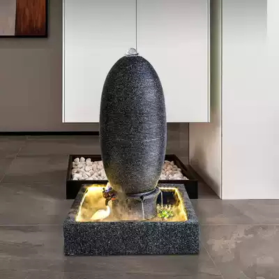 European-style running water fountain Feng Shui ball decoration Garden courtyard Hotel clubhouse lobby Home indoor fish pond landscaping
