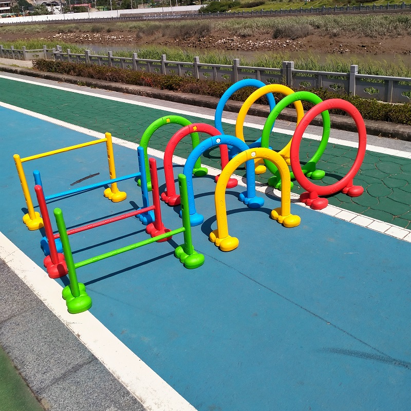 Kindergarten drill ring sports equipment toy children drill cave arch door plastic drill hole thickened hurdle