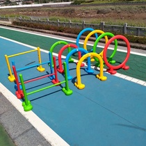 Kindergarten Drill Circle Sports Activities Equipment Toys Children Drill Mountain Cave Vaulted Door Plastic Drill Holes Thickened Cross Bar