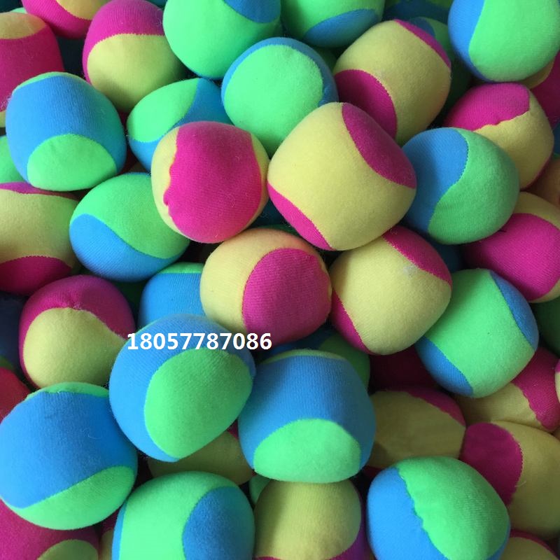 Preschool early teaching training equipment adhesive stick to stick to the sticky sticky children vest game soft sponge paste ball