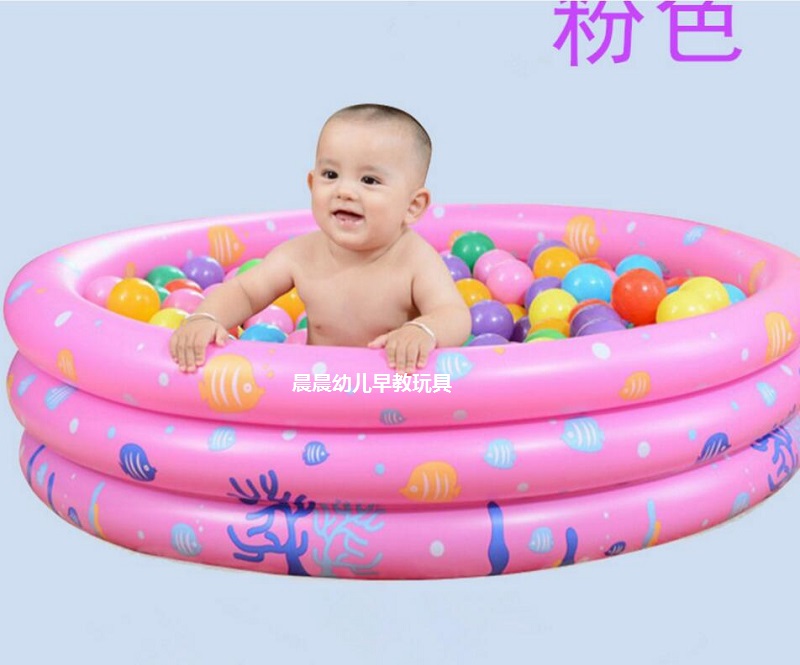 Children inflatable marine polo pool fencing Plastic Popo ball toddler Baby Slide Indoor Toy 1-2-3 years old