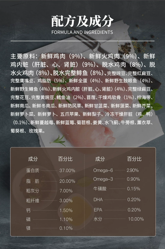 [Qiao Yi] ACANA rất thích đưa thịt gà và cá nhập khẩu không có ngũ cốc chống hàng giả đạt tiêu chuẩn kép vào thức ăn chính cho mèo con 5,4kg - Cat Staples