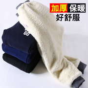 Chàng trai quần thể thao cộng với nhung cộng với mùa đông dày childrens ấm quần cotton trẻ em lớn quần bé trai quần mùa đông quần vừa mặc bên ngoài và.