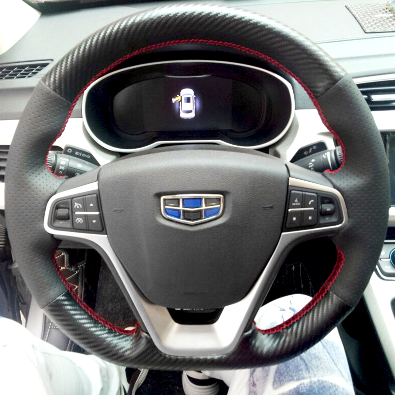 Dedicated Geely Boyue GE Vision S1 King Kong SUV Emgrand GSe Binrui Borui handle hand-sewn steering wheel cover