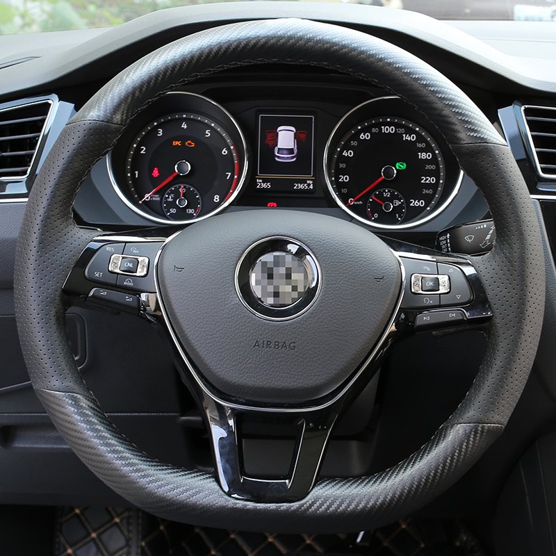 Special Flowserve Golf7Tiguanl Sagittarius Jetta Langyi Passat Bora Magotan Hand Sewing Steering Wheel Handle Cover