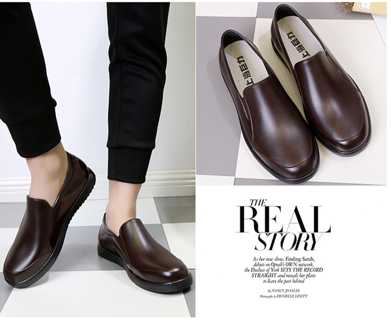 Mưa khởi động của nam giới thấp-slip cao su không thấm nước giày của nam giới khởi động ngắn mưa khởi động giày nước thời trang mùa hè mềm dưới nhà bếp giày làm việc bọc giày đi mưa