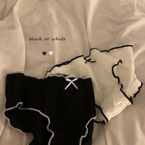 Underpants Pure Cotton Antibacterial Summer Thin with low waist All cotton cute day Department pure desire sexy lady Triangle shorts