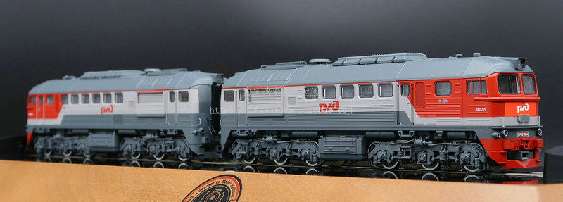RZD-ディーゼル機関車,デジタルサウンド,ロコホ1: 87,列車モデル,2つの