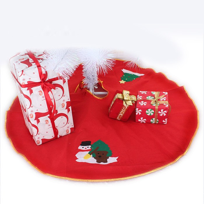 Christmas tree package tree skirt 1 5 meters apron non-woven Christmas decorations window scene layout accessories